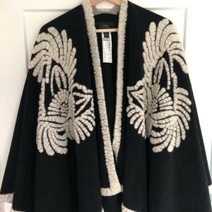 MNG Collection wool cape